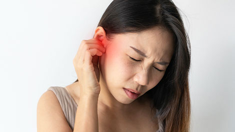 patient requiring ear infection treatment in Sacramento