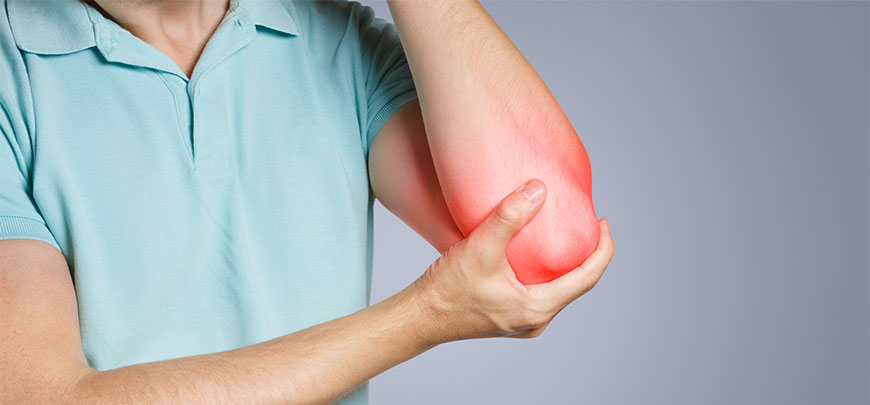 patient needing golfers elbow treatment in Sacramento